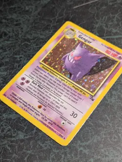 Pokemon TCG Gengar Fossil Holo Card 5/62 Unlimited Rare HP - Image 3