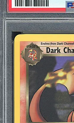 DARK CHARIZARD 2000 Pokemon Team Rocket 1st Edition Non Holo #21 - PSA 6 -636 - Image 3