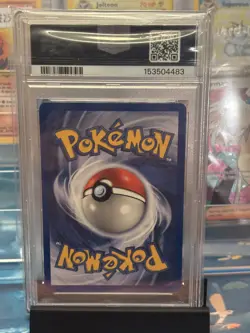 Pokemon TCG Dark Charizard 21/82 Non-Holo Rare Team Rocket 2000 Psa 6 - Image 3