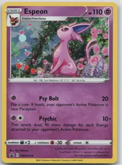 Espeon SWSH174 SWSH: Sword & Shield Promo Cards Holo - Image 1