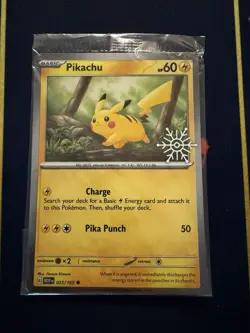 Pikachu - (Holiday Calendar) 025/165 Miscellaneous Cards & Products Holo Sealed - Image 1