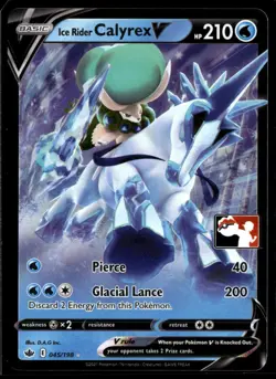 Ice Rider Calyrex V 045/198 Holo Ultra Rare Prize Pack Series Cards Pokemon NM - Image 1