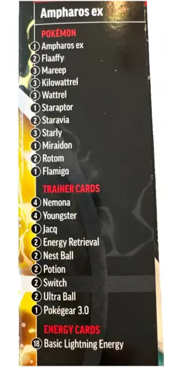 Pokemon Trading Cards - EX Battle Decks - AMPHAROS EX (60-Card Deck, Deck Box+) 820650852282 - Image 3