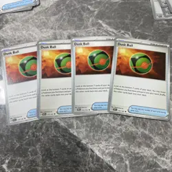 Dusk Ball 175/191 x4 4x Pokemon Card 2024 Surging Sparks Playset - Image 1