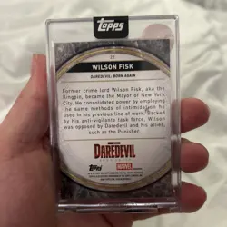 2025 Topps Marvel The Collector WILSON FISK Perfection Encased Card /15 - Image 2
