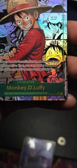 Monkey.D.Luffy (118) (Super Alternate Art) OP13-118 Carrying On His Will Foil - Image 4