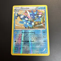 Pokemon TCG Greninja Reverse Holo Card 40/122 XY Breakpoint, 2016 - Image 1