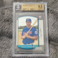 2000 Bowman Draft Grady Sizemore #109 BGS 9.5 GEM MINT Rookie RC - Image 1