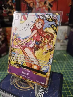 Nami PRB02-012 Welcome Pack Promo NM One Piece TCG English Alt Art - Image 1