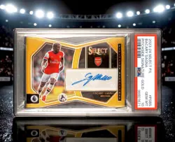 BACARY SAGNA 2023 PANINI SELECT PITCHSIDE SIGNATURES GOLD AUTO /10 #PSBS PSA 10 - Image 1