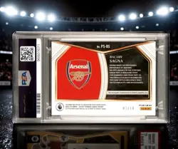 BACARY SAGNA 2023 PANINI SELECT PITCHSIDE SIGNATURES GOLD AUTO /10 #PSBS PSA 10 - Image 2
