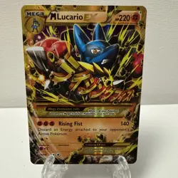 M Lucario EX (Secret) 113/111 XY - Furious Fists Holo - Image 2