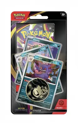 Pokemon TCG Mega Evolution Pitch Black Single Blister Pack Gengar Promo. - Image 1