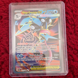 Pokemon TCG Mega Greninja EX Full Art Secret Rare Holo 100/086 English (2016) - Image 1
