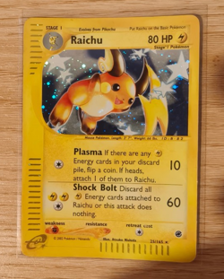 Raichu 25/165 Holo Rare Vintage E-series-Pokemon TCG: Expedition Base - Image 1