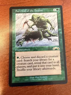 Wizards of the Coast MTG Survival of the Fittest Exodus Enchantment Rare 129 - Image 1