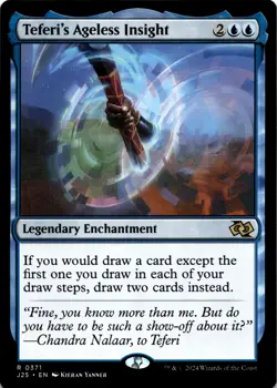 MTG Teferi's Ageless Insight NON FOIL NM R 371 Foundations Jumpstart - Image 1