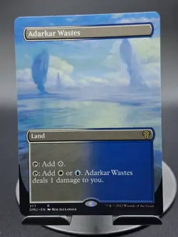 Adarkar Wastes (Borderless) R Dominaria United 377 NM - Image 1