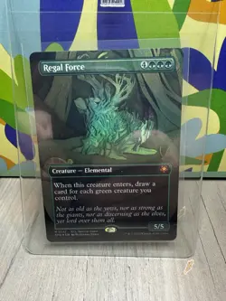 MTG Lorwyn Eclipsed Regal Force (Borderless) Special Guests Foil - Image 1
