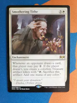 Magic: The Gathering Smothering Tithe Ravnica Allegiance #22 Rare - Image 3