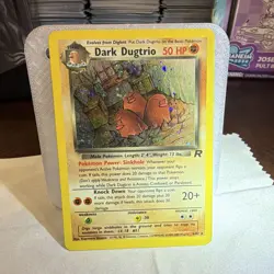 Dark Dugtrio Team Rocket 6/82 Holo Rare Unlimited English 2000 50 HP - Image 1