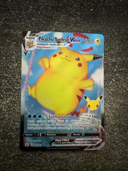 PIKACHU SURFER VMAX - POKEMON 009/025 CELEBRATIONS 25 YEARS NEW FR - Image 1