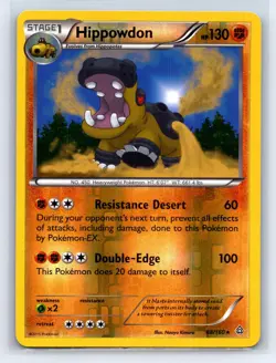 Hippowdon 88/160 Holo Rare Primal Clash Pokemon Reverse Holo Lightly Played - Image 1