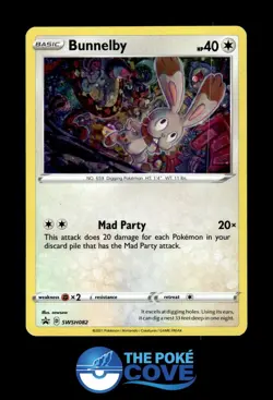 Bunnelby SWSH082 | Sword & Shield Promo | Pokemon Promo Holo | LP - Image 1