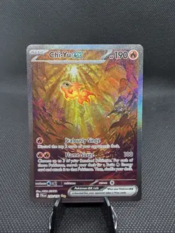 Pokemon TCG Holo Ultra Rare Chi-Yu ex - 259/193 - SV02: Paldea Evolved (PAL) - Image 1