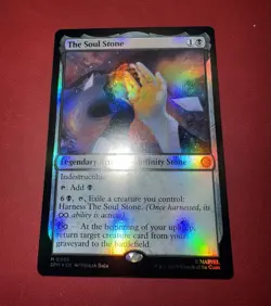 The Soul Stone Foil Marvel Spider-Man Magic The Gathering Mtg M0066 - Image 1