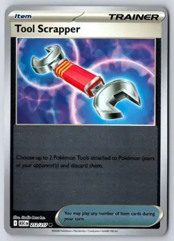Tool Scrapper 212/217 Common Ascended Heroes Pokemon Reverse Holo Near Mint - Image 1
