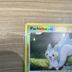 Pachirisu 35/130 Diamond & Pearl Holo Rare English 2007 70 HP Pokemon TCG - Image 2
