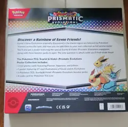 Pokemon TCG Prismatic Evolutions Poster Collection Box - Eevee Promos, Booster - Image 2