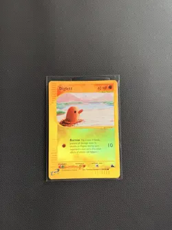 2003 Pokemon Skyridge Diglett Reverse Holo 50/144 WOTC E‑Reader MP - Image 2