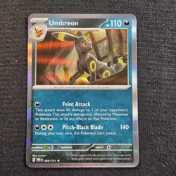Pokemon Prismatic Evolutions Umbreon Holo Rare 059 Near Mint - Image 1