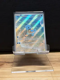 Squirtle 170/165 SV 151 Illustration Rare Full Art Holo English 2023 - Image 1