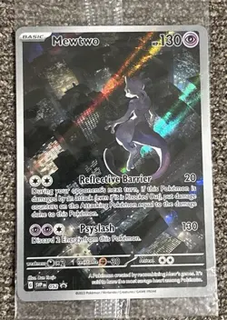 Pokemon Mewtwo 052 Sv: Scarlet & Violet Batman Mew Black Star Promo SEALED - Image 1