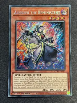 YUGIOH Aleister the Reminiscent CORI-EN015 Secret Rare 1ST ED - Image 1