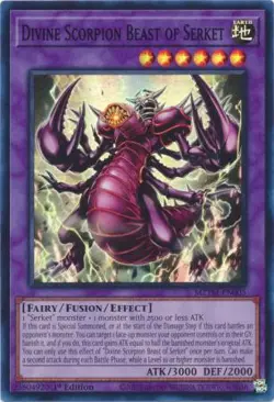 Yugioh! LP Divine Scorpion Beast of Serket - MZTM-EN005 - Super Rare - 1st Editi - Image 1