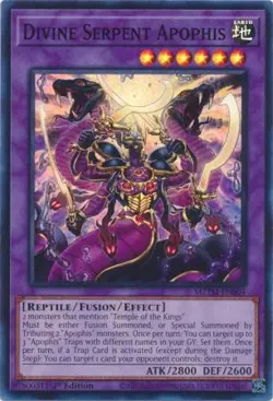 Yugioh! LP Divine Serpent Apophis - MZTM-EN004 - Super Rare - 1st Edition Lightl - Image 1