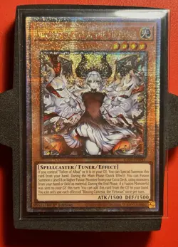 Yugioh TCG Blazing Cartesia, the Virtuous ALT ART RA04-EN041 QCR QCSR - Image 1