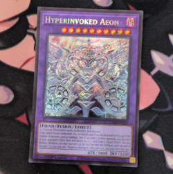 Konami Yu-Gi-Oh! Hyperinvoked Aeon CORI-EN053 Secret Rare Foil 1st Ed - Image 1