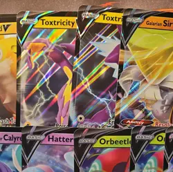 14 x Jumbo Pokemon Card Bundle V & VSTAR Zoroark Boltund Toxtricity Orbeetle - Image 4