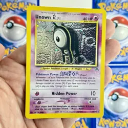 Holo Unown A Neo Discovery 14/75 - Unown 6 Pokemon Card Bundle - Image 3