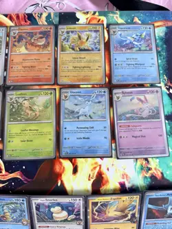 Special Pokemon 14 Card Bundle Ft Eevee & The Evolutions & Some More Tr Cards - Image 3