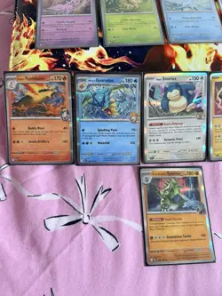 Special Pokemon 14 Card Bundle Ft Eevee & The Evolutions & Some More Tr Cards - Image 4