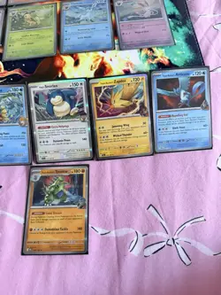 Special Pokemon 14 Card Bundle Ft Eevee & The Evolutions & Some More Tr Cards - Image 5
