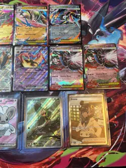 Pokemon TCG Card Bundle x 14 Chaos Rising Ex Full Art IR Pack Fresh Mint Rares - Image 2