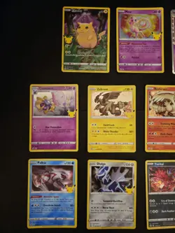Pokemon TCG 25th Anniversary Celebrations Card Bundle 14 Cards - Image 2