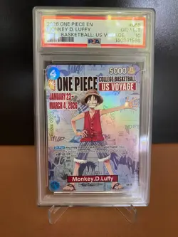 Lotto Carte One Piece Luffy ST21-014 One Piece Magazine e P-055 Luffy College - Image 2